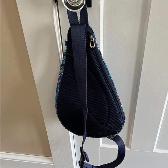 Sakroots Navy Floral Sling Backpack - Picture 4 of 9